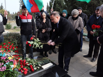 Şəhid Mirzəyev Mahir Sabir oğlunun əziz xatirəsi yad edilib.