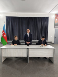 Nərimanov Rayon İcra Hakimiyyətinin başçısı Elgin Həbibullayev sakinlərlə görüşüb.