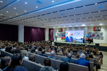 Nərimanov rayonunda Ulu Öndər Heydər Əliyevə həsr olunmuş tədbir keçirilib.