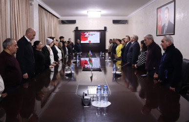 Nərimanov rayonunda 20 yanvar faciəsinin 36-cı il dönümü ilə əlaqədar tədbir keçirilib.