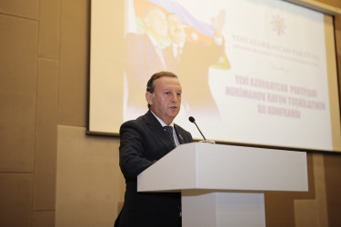 Yeni Azərbaycan Partiyası Nərimanov rayon təşkilatının XII konfransı keçirilib.