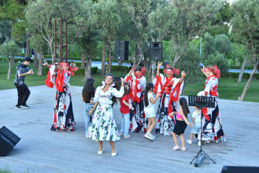 Nərimanov rayonunda növbəti yay şənliyi baş tutub.