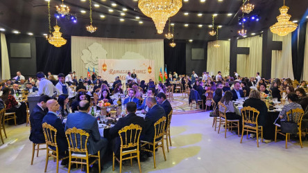 Nərimanov rayonunda iftar süfrəsi təşkil olunub.