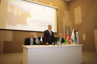Yeni Azərbaycan Partiyası Nərimanov rayon təşkilatının XII konfransı keçirilib.