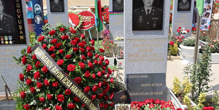 46 yaşı tamam olan Vətən Müharibəsi şəhidi polkovnik – leytenant Qərib Baxşəliyevin əziz xatirəsi yad edilib.