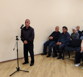 Nərimanov rayonunda sakinlərlə növbəti səyar görüş keçirilib.
