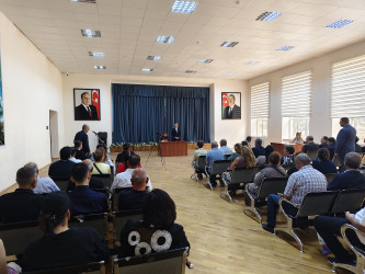 Nərimanov rayonunda sakinlərlə növbəti səyyar görüş keçirilib.