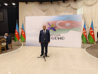 Nərimanov rayonunda 27 Sentyabr – Anım günündə şəhidlərin əziz xatirəsi anılıb.