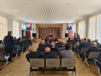 Nərimanov rayonunda sakinlərə səyyar görüş keçirilib.