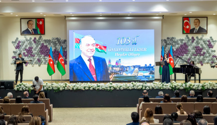 Nərimanov rayonunda Ulu Öndər Heydər Əliyevə həsr olunmuş tədbir keçirilib.