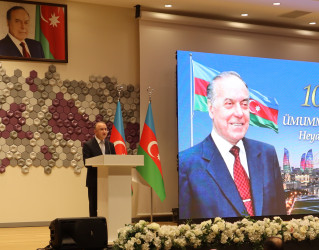 Nərimanov rayonunda Ulu Öndər Heydər Əliyevə həsr olunmuş tədbir keçirilib.